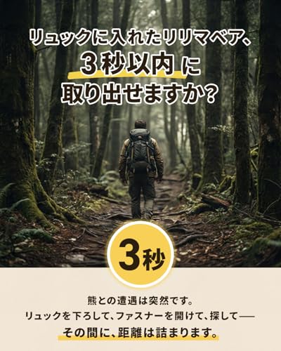 【Lilima BEAR 専用ホルスター】熊スプレー ホルダー ケース MOLLE対応 熊よけスプレー 熊撃退スプレー 熊対策グッズ バッグ・ベルト装着 登山 アウトドアの詳細・まとめ 画像