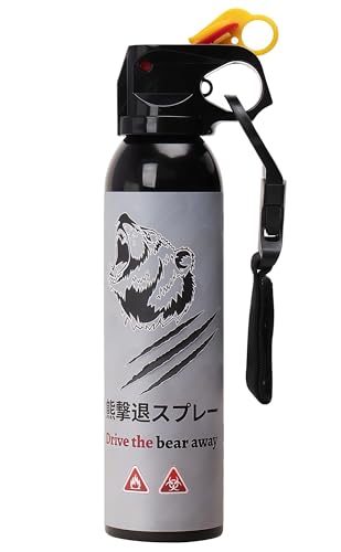 MIFIKO 熊撃退スプレー 熊よけスプレー 超強力 熊スプレー 改良モデル 大容量300ml 3-10m長射程 30秒連続噴射 軽量携帯用設計 安全ロック付き ヒグマ/イノシシ対策 クマスプレー 対策 アウトドア 山岳安全 くまよけ道具 熊対策グッズ 長期保存可能 緊急時用 携帯用収納袋付きの外観・全体像 画像