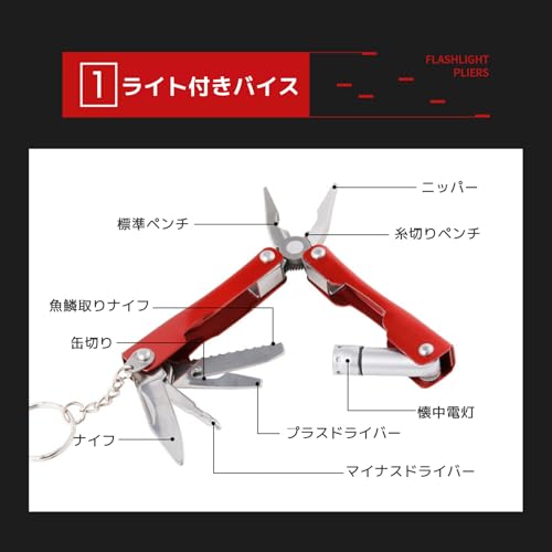 サバイバルキット サバイバルグッズ エマージェンシー 登山工具セット 多機能サバイバルツール アウトドア必需品、緊急時の自衛用サバイバルツール 収納ボックス付きの特徴・詳細 画像
