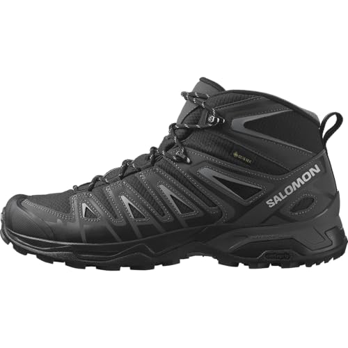 [サロモン] ハイキング トレッキングシューズ X ULTRA PIONEER MID GORE-TEX (エックス ウルトラ パイオニア ミッド ゴアテックス) メンズ ブラック/マグネット/モニュメント 27.0 cm 1