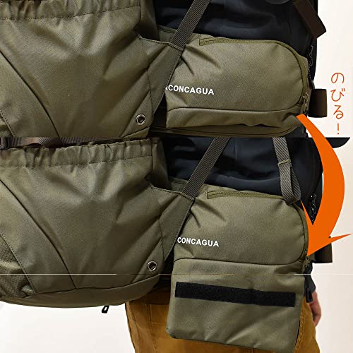 [Aconcagua] Bariloche 70 登山用バックパック 70L 大容量 ロールトップ 軽量 縦走 山小屋泊 旅行対応の特徴・詳細 画像