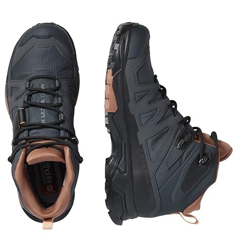 [サロモン] X ULTRA 4 MID GORE-TEX ハイキングブーツ レディース L41295600 ハイカット 防水 撥水 本革 24cm エボニー×モカムースの詳細・まとめ 画像