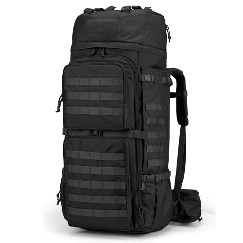 [Mardingtop] 75L ミリタリー バックパック 大容量 登山 リュック タクティカル バッグ MOLLE 軍用 リュックサック キャンプ トレッキング 旅行 防災 レインカバー付き 1