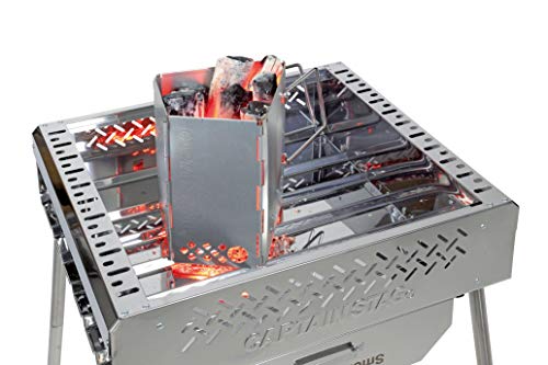 【Amazon.co.jp 限定】 キャプテンスタッグ(CAPTAIN STAG) 火起し器 折りたたみ火起し器 スリム チャコールスターター UG-3281の特徴・詳細 画像