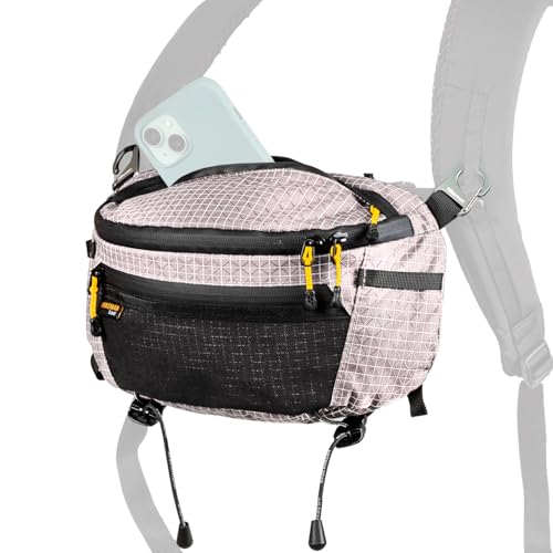 ウエストバッグ 登山 ポーチ 軽量 ウエストポーチ サコッシュ 腰袋 防水 大容量 登山用 アウトドア バイク 旅行 釣り (グレー) 1
