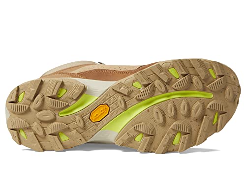 Merrell® Speed Solo Mid防水ハイキングブーツ 男性用 – FloatPro™フォームミッドソール – 取り外し可能なポリウレタンフットベッド, タバコ/ゴールド, 7の特徴・詳細 画像