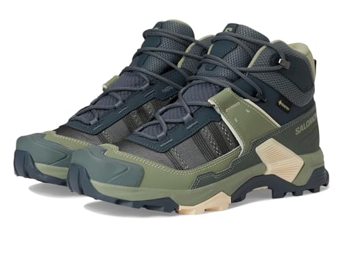 Salomon X Ultra 5 Mid GTX®, Turbulence/Sedona Sage/Tender Peach, 22.5 cmの外観・全体像 画像