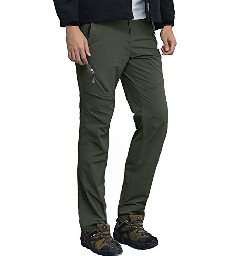 [TACVASEN] アウトドア ロングパンツ メンズ ストレッチ 登山 ぱんつ トレッキング 春 クライミング カーゴパンツ OD Lの詳細・まとめ 画像