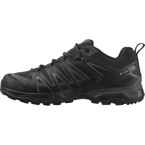 [サロモン] ハイキング トレッキングシューズ X ULTRA PIONEER GORE-TEX (エックス ウルトラ パイオニア ゴアテックス) メンズ ブラック/マグネット/ブルースチール 28.5 cm 1