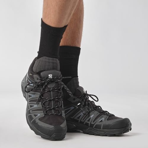 [サロモン] ハイキング トレッキングシューズ X ULTRA PIONEER GORE-TEX (エックス ウルトラ パイオニア ゴアテックス) メンズ ブラック/マグネット/ブルースチール 28.5 cmの特徴・詳細 画像