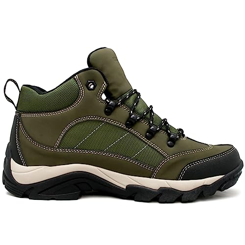[MOUNTEK] 防水 トレッキングシューズ レディース メンズ 登山靴 ハイキングシューズ 幅広 4E 耐滑底 衝撃吸収 ミッドソール 高耐久 靴 マウンテック MT2000 カーキ 23.5の特徴・詳細 画像