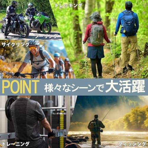 トレッキンググローブ 【アウトドアガイド推奨】 スマホ対応 登山 手袋 トレイル ハイキング グローブ クライミング キャンプ アウトドア (グレー, S)の特徴・詳細 画像