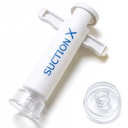 SUCTION-X ポイズンリムーバー 【ハンズフリー ロック機能付き】 予備カップ付安心パック 日本をはじめとした主要国パテント取得済のオリジナル設計の外観・全体像 画像