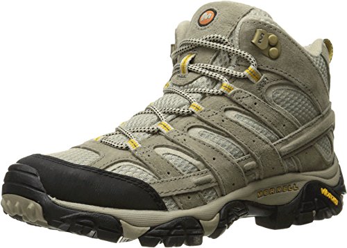 Merrell Women's Moab 2 Vent Mid Hiking Boot, Taupe, 10 W USの外観・全体像 画像