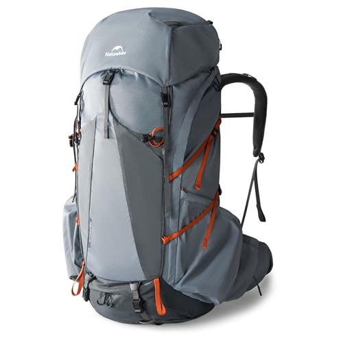 [Naturehike] 公式ショップ バックパック 登山 リュック ハイキングバッグ ブルー 65L 1