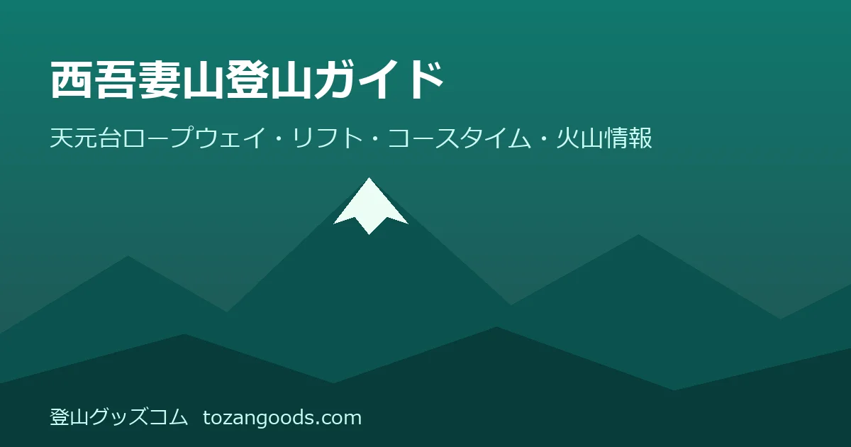 西吾妻山登山ガイドのイメージ