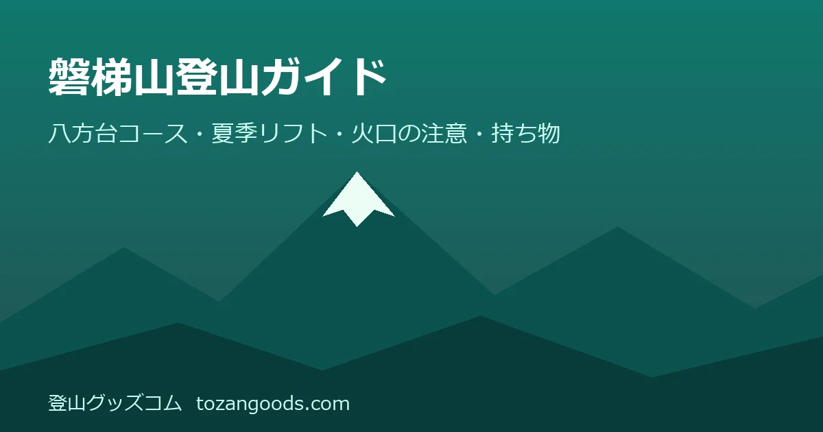 磐梯山登山ガイドのイメージ